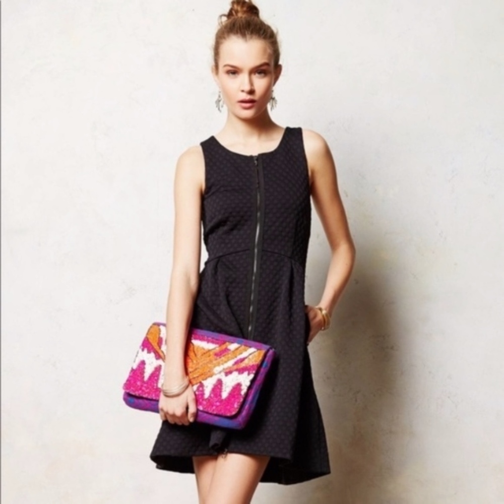Anthropologie Leifsdottir Tonelle Textured Dress Size 0
